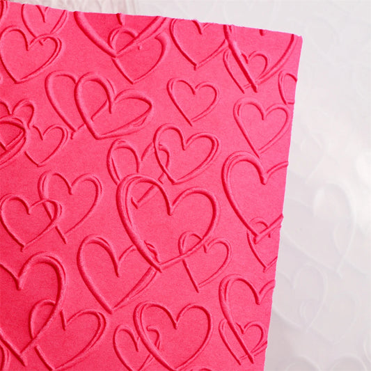 Various Love Heart 3D Embossing Folder for DIY Scrapbooking Valentine's Day Theme Paper Card Crafting Stencil 2025
