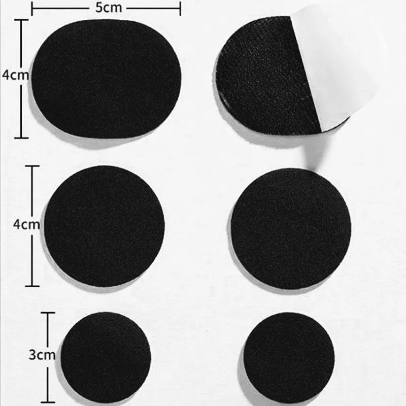 6PCS Sports Shoe Repair Patches, Anti-wear Shoe Patches, Insole Repair Patches, Self-adhesive Patches Inside High Heels - bla