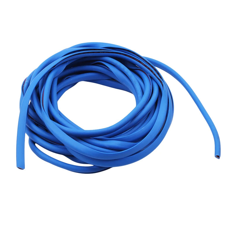 5m U Type Universal Car Door Protection Edge Guards Trim Styling Moulding Strip Rubber Scratch Protector For Car Auto - Blue