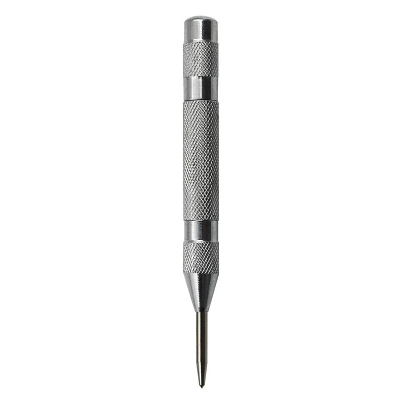 Automatic Center Punch Automatic Metal Punch Tool Woodworking Tools Loaded Marker Wood Chisel Joinery Carpenter Tool - Silver