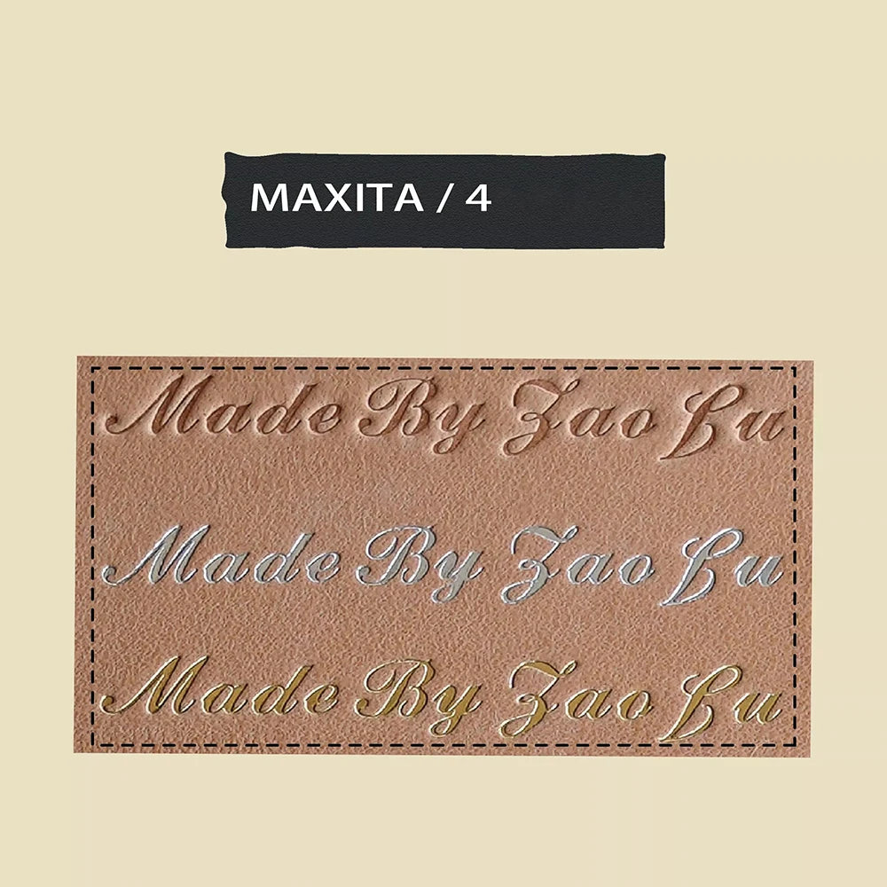 MAXITA Movable Type Hot Foil Stamping Kit | English Brass Type Set for Leather Craft, Packaging, and DIY Embossing 306Pcs - F