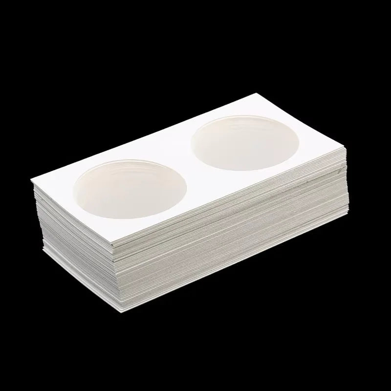 50PCS Square Cardboard Case Coin Album Commemorative Coin Paper Protective Clip Coin Supplies Storage 20.5/23/25/27.5/31.5/40