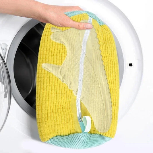 1/2PCS Washing Shoes Bag Cotton Laundry Fluffy Fibers Easily Remove Dirt Washing Bags Anti-Deformation Shoes Clothes Organize