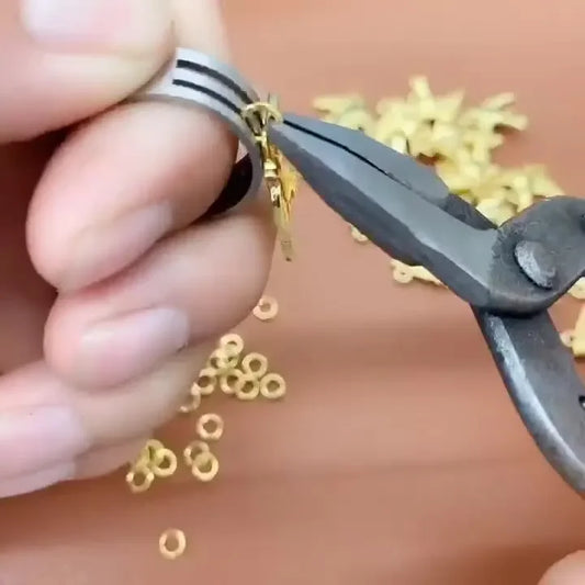 Jump Ring Opening Tools Closing Finger Rings Jewelry Tools Jump Ring Opener For DIY Jewelry Making Jewelry Findings 17/18/19m