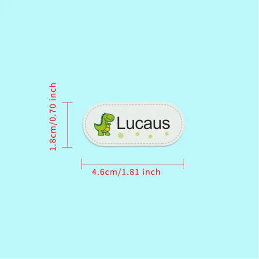 Custom Waterproof School Labels for Kids - Iron-On Name Tags Options for School, Durable Personalized Stickers for Uniforms