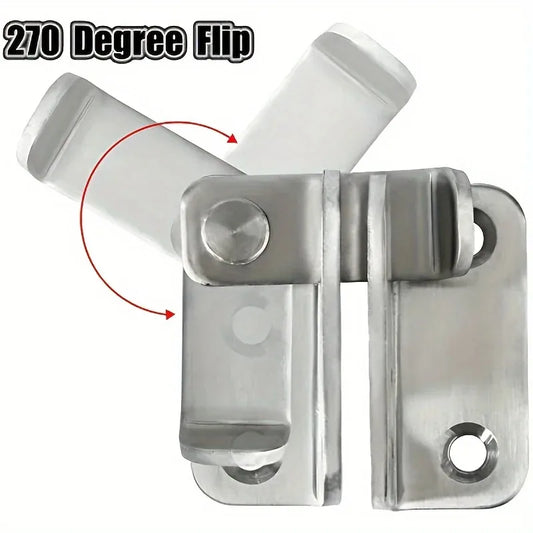 1pc Flip Latch Gate Latches Slide Bolt Latch Safety Door Lock Catch For Barn Cabinet Pet Cage Garden Bathroom Garage Window S