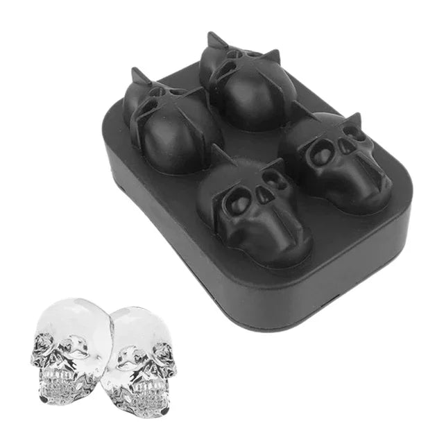 4/15 Grid Silicone Ice Cube Mold Big Square Ice Cube Tray Mold Ice Cube Maker Non-toxic Durable Bar Pub Wine Ice Blocks Maker