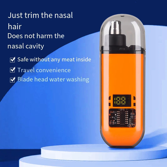 Nose Hair Trimmer Portable Trimmer for Nose Mini Nose and Ear Hair Trimmer Portable Nose Trimmer Rechargeable Trimmer for Man