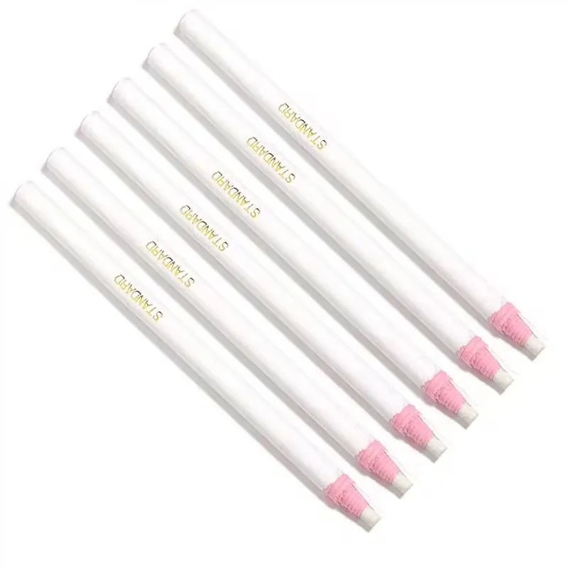 6pcs Multicolor Fabric Cloth Marker Pencils Cut-free Sewing Chalk Tailor Pen for Garment Leather Marking Crayon Sewing Tools