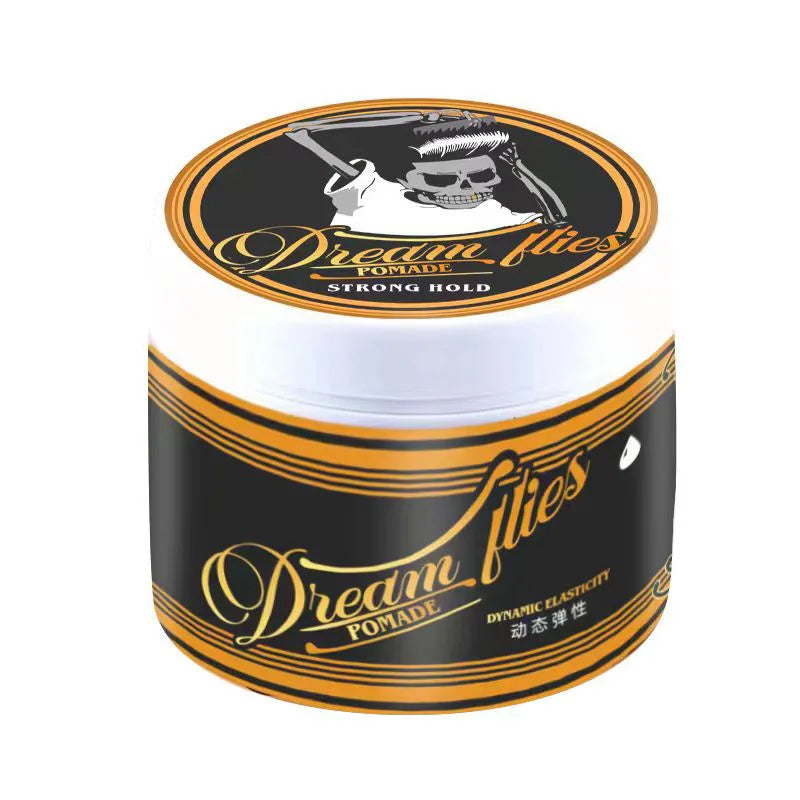 Vintage Style Hair Pomade for Men - Strong All Day Hold, Classic Shine & Slick Back Look, Water-Based, Non-Greasy