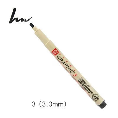 1pcs Sakura Pigma Micron Fine Pen Waterproof Smooth Black Ink Fineliner Drawing Pens Art Sketch Marker Liner Rotulador Tekene