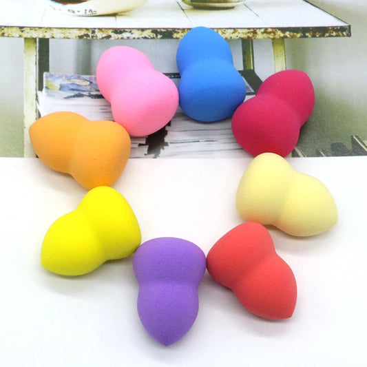 OGEYERO6pcs Mini Makeup Sponge Puff Beauty Egg Sponge for Makeup Concealer Foundation Face Cosmetic Puff Kit Make Up Blender