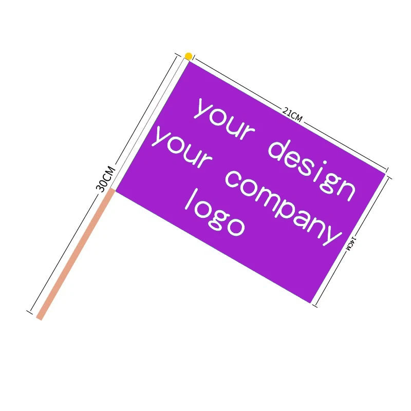3'x5' Custom Banner Flags 3x5FT Flying 100D Polyester - Advertising Banner Outdoor Indoor Any Size/Logo/ Pictures