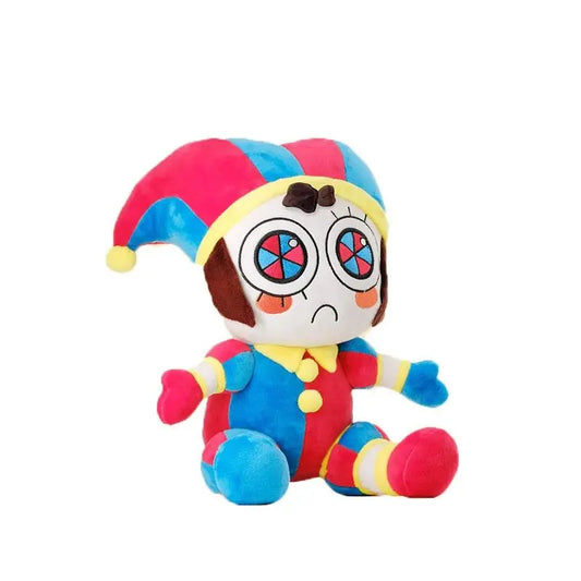 The Amazing Digital Circus Pomni Jester Clown Plush Toy Soft Stuffed Cartoon Doll Home Decor Throw Pillow For Adult Collectio