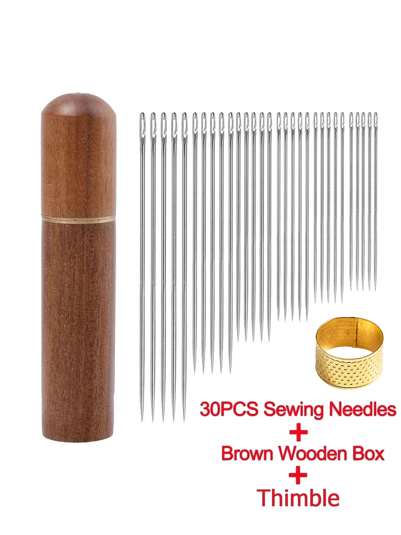 Side Hole Blind Sewing Needles Stainless Steel Elderly Needles Hand Sewing Stitching Pin DIY Home Self Threading Needle with