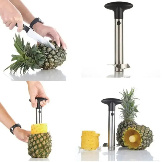 1PCS Spot Stainless Steel Pineapple Peeler Pineapple Corer Slicer Fruit Cutter Easy Slicer Peeler Kitchen Gadget Delivery Fas