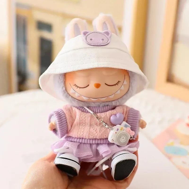 Doll Clothes for 45cm Dolls – Do-It-Yourself Accessories, Sweater Jumpsuit for Reborn Dolls