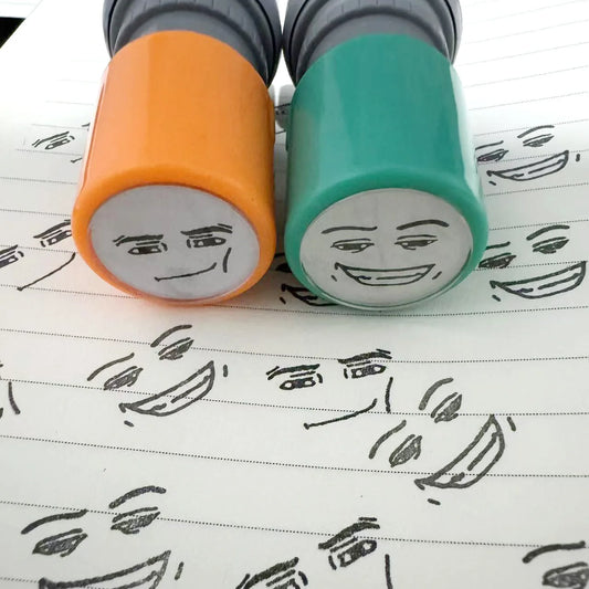 Subtle Quirky Notebook Stamps for joyful journaling