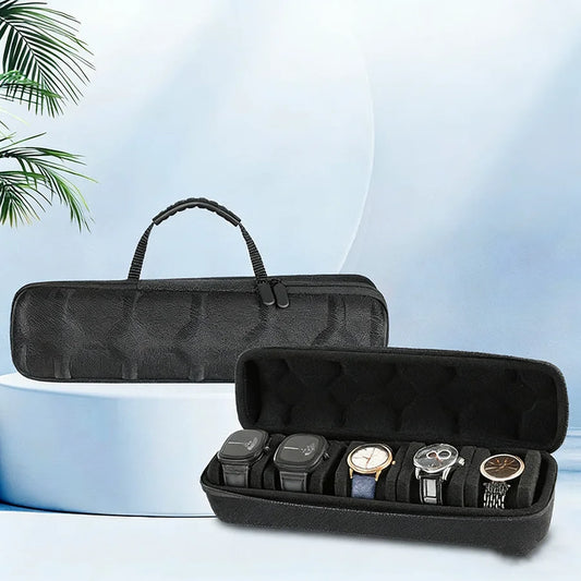 Watch Box Organizer for Men: Compact Portable Travel Case