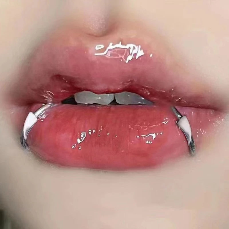 Stainless Steel Vampires Lip Cuff Not Piercing Lip Clip