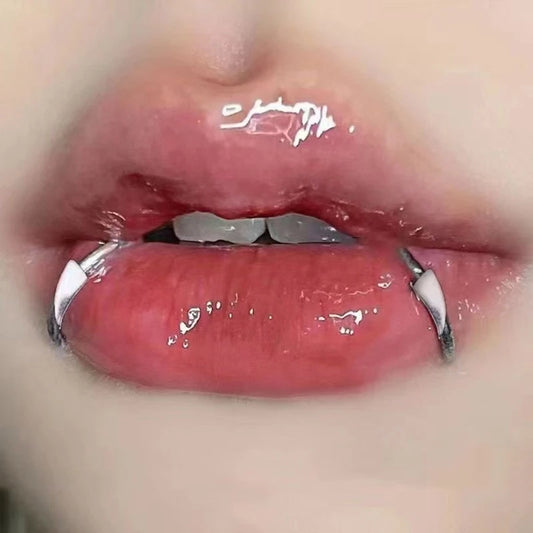 Stainless Steel Vampires Lip Cuff Not Piercing Lip Clip
