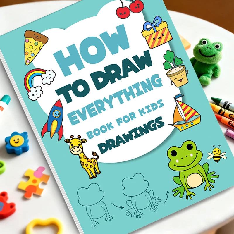Kids Step-by-Step Drawing Book for Young Artists and Beginners