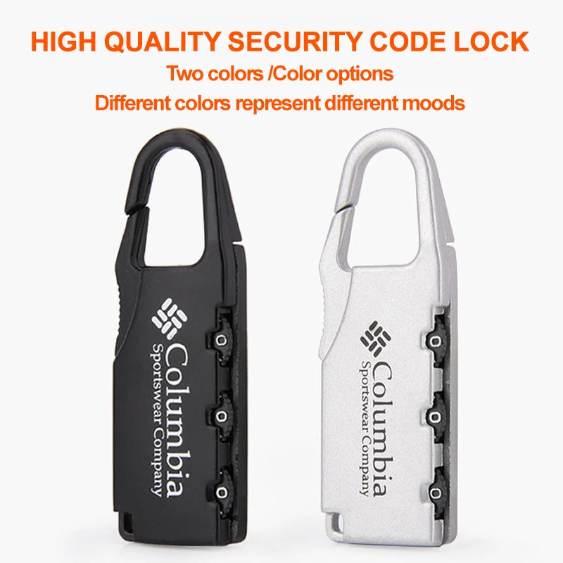 Alloy Combination Code Number Lock Padlock for Safe Travel