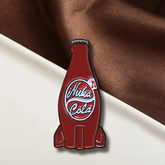 Classic Game Elements Cola Logo Bottle Badge Enamel Pin