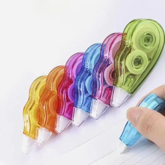 6pc Set Correction Tape Kawaii Mechanical Cute Design