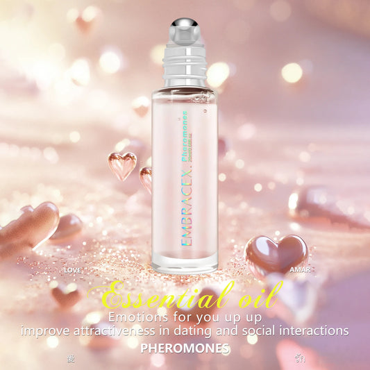 Pheromone perfume oil roll-on for everyday scent on the go