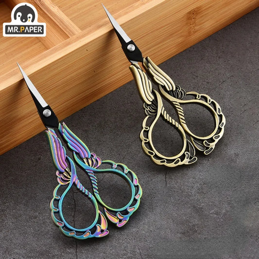 Mr. Paper Vintage Orchid Shaped Scissors for Crafting