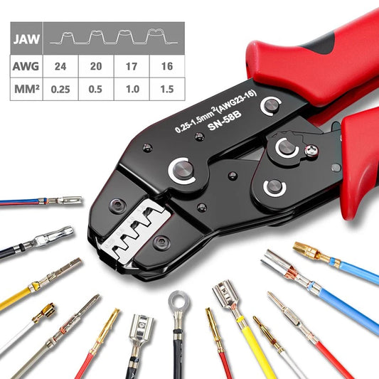 Ratcheting Crimping Tool SN-58B for DuPont JST MOLEX