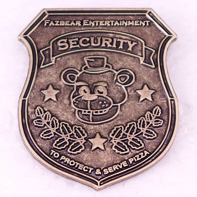 Hot horror game bear enamel pin for vintage style flair