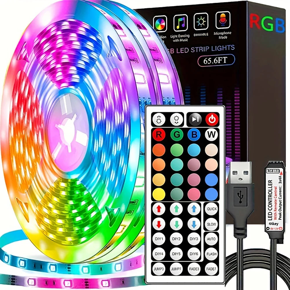 Led Strip Lights with 44 Key Remote Control for Any Room