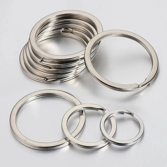 Stainless Steel Split Rings for Jewelry Making and Keychains