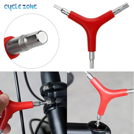 Hex Wrench Y-Type 3 Way 4/5/6mm for Bikes on the Trail