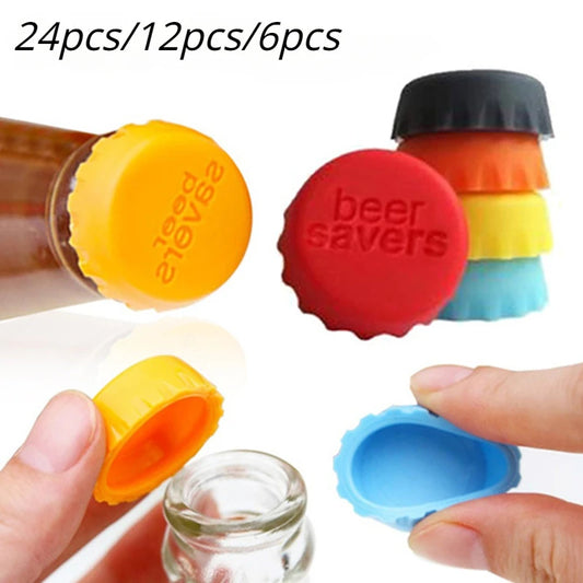 Reusable Silica Gel Bottle Cap for Sealing Glass Bottles