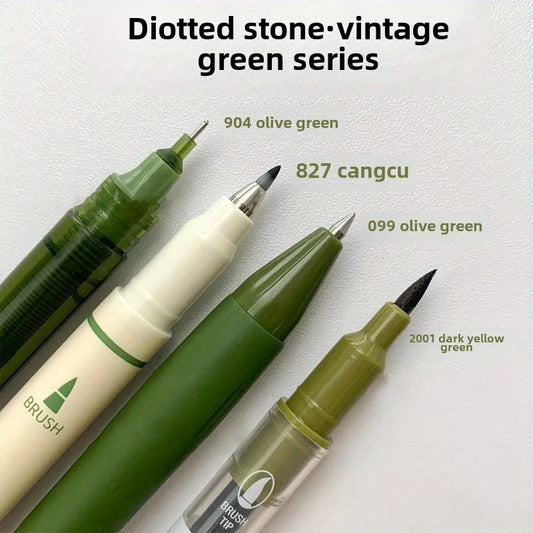 Vintage Pens Set with Quick-Dry Ink for Smooth Writing