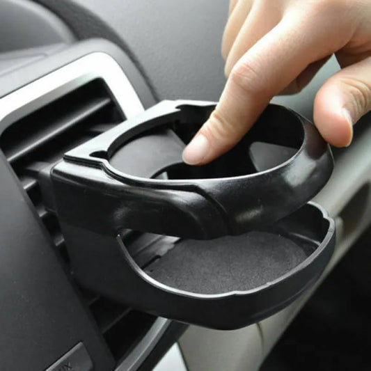 Car vent cup holder for easy, spill-free sipping on the road