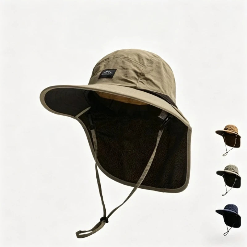 Caps Summer Wide Brim Neck Protection Hat for Outdoor Fun