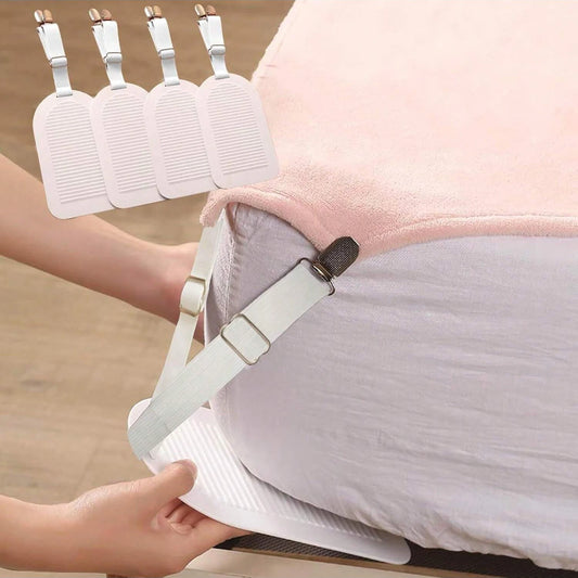 Bed Sheet Clips Adjustable Bed Sheet Holder Straps for Home
