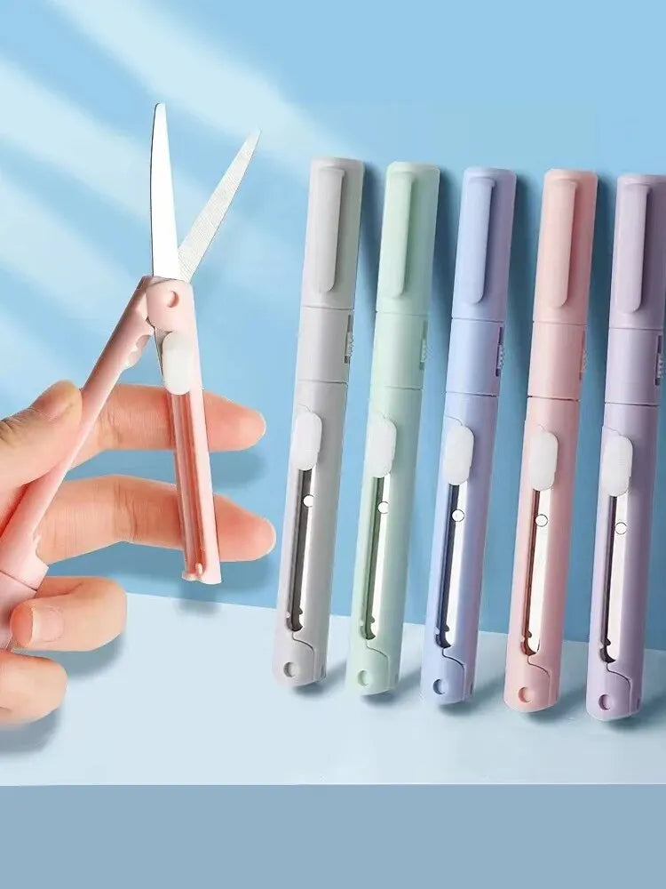 Mini portable scissors paper cutter for scrapbooking