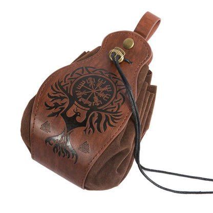 PU Leather Bag For DND Dice Game Tray 5 Celtic Designs Cute Drawstring Pouch For D&D Roleplaying RPG Gift Ideas Coin Purse - 