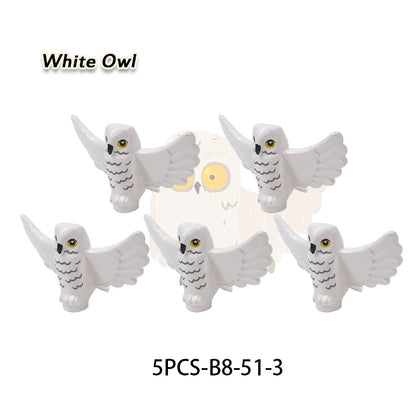 MOC City Animal Series Zoo Scene Panda Tiger Dog Cat Sheep Goat Accessories Building Blocks Bricks Street View Bricks Toys Gi