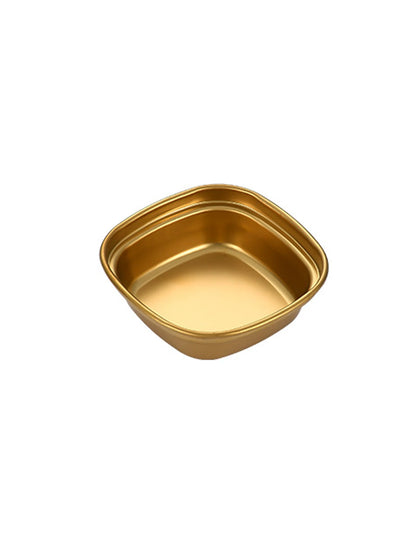 1/4 Pcs Stainless Steel Divided Seasoning Sauce Dip Bowl, 1/2/3/4 Compartment Korean Ketchup Sauce Bowl, Vinegar Soy Spice Co