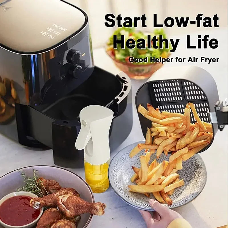 200/300/500ml Oil Spray Bottle BBQ Cooking Olive Oil Sprayer Plastic Baking Oil Spray Empty Bottle Vinegar Bottle Or Oil brus