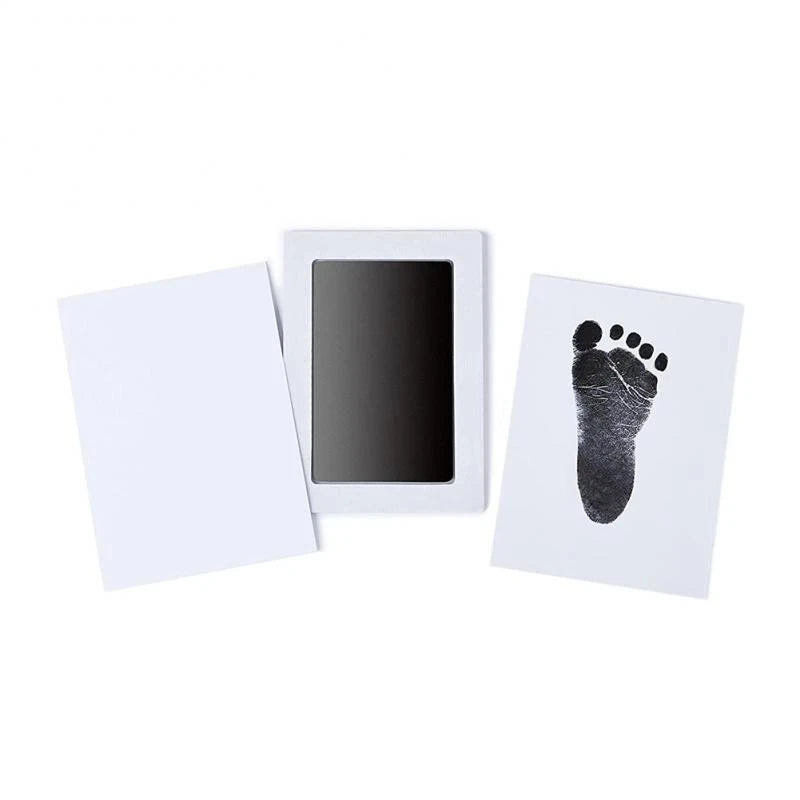Newborn Baby DIY Hand And Footprint Kit Ink Pads Photo Frame Handprint Toddlers Souvenir Accessories Safe Clean Baby Shower G