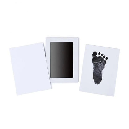 Newborn Baby DIY Hand And Footprint Kit Ink Pads Photo Frame Handprint Toddlers Souvenir Accessories Safe Clean Baby Shower G