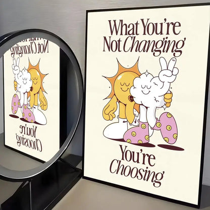 Funny A-Advertise Poster Modern and Elegant Wall Stickers for Home Decor Living Room Dormitory Wall Art - Black15 / 30X40cmNo
