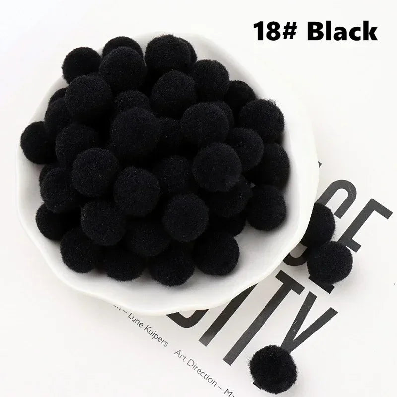 Mini Fluffy Soft Pom Poms Pompoms Ball,Handmade Craft Toys,Wedding Christmas Decor,DIY Sewing Supplies,8mm,10mm,15mm,20mm,30m